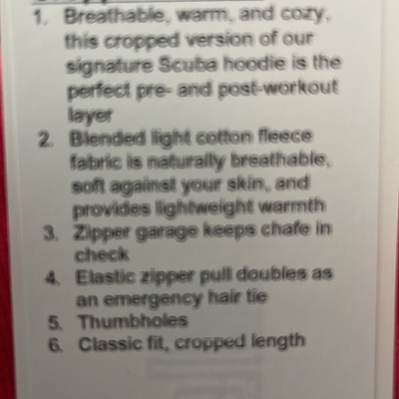 Lululemon Cropped Hoodie - Picture 5 of 6